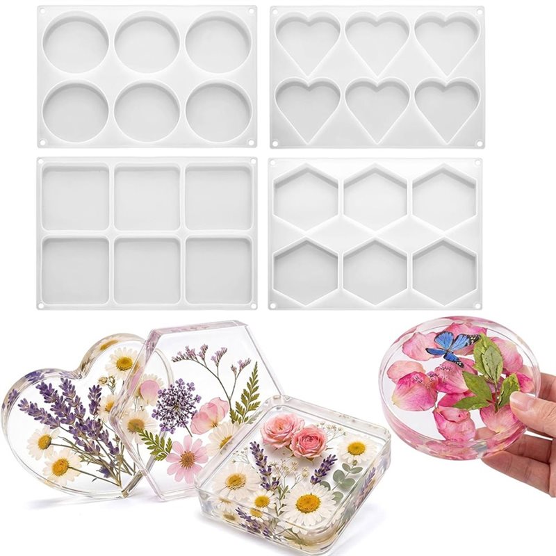 [ABFI!】 Resin Molds For DIY Ep - Coaster Mold Round review and price