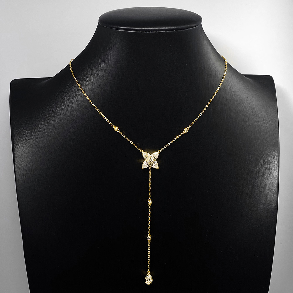 Pear/Round Bezel Set Moissanit - Bezels Set Pendant review and price