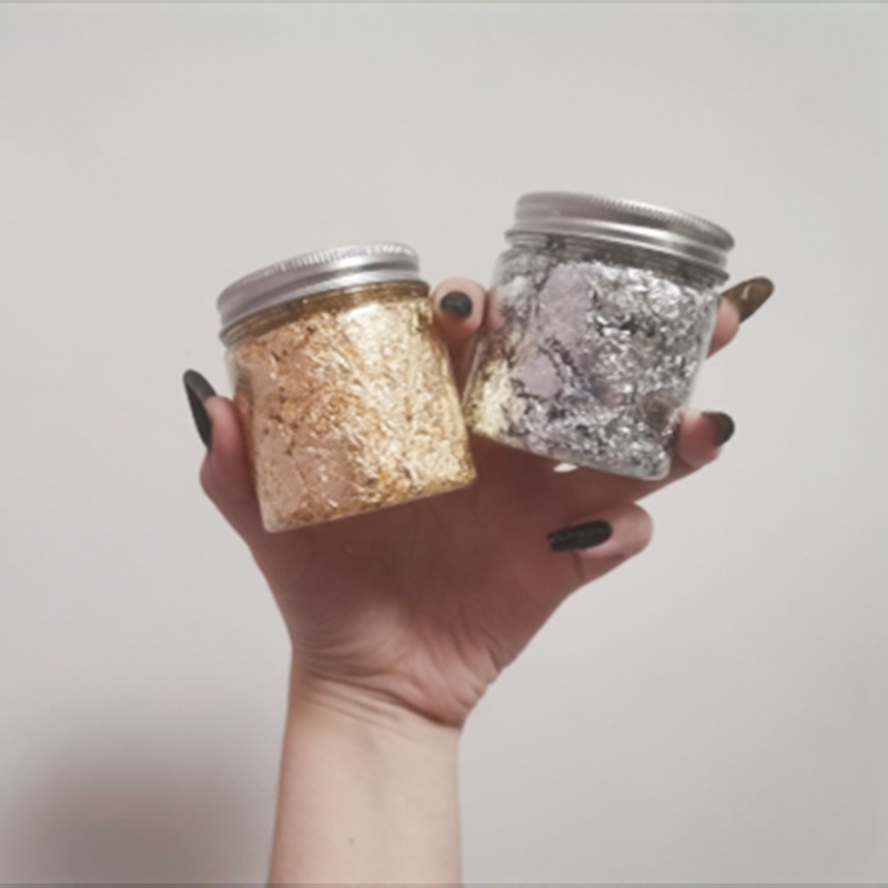 Imitation Rose Gold Silver Cop - Gold Foil Flakes review and price