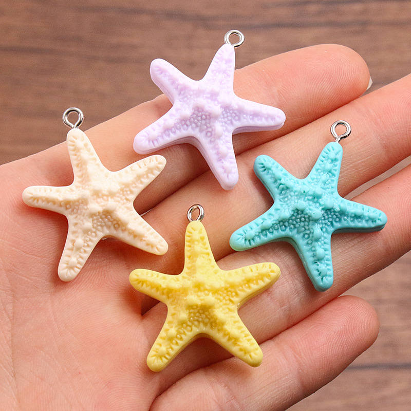 10Pcs Dopamine Color Starfish  - Resin Crafts Diy review and price