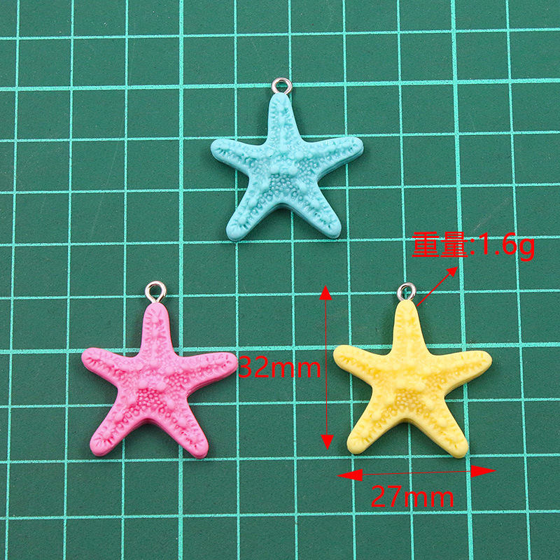 10Pcs Dopamine Color Starfish  - Resin Crafts Diy review and price