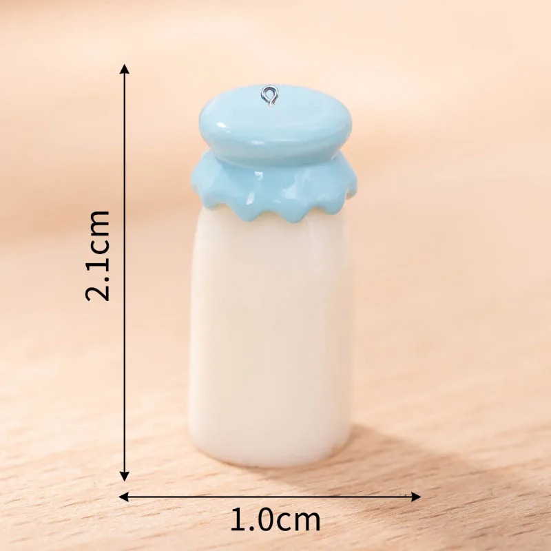 10Pcs Mini Milk Bottle Resin C - Resin Craft Projects review and price