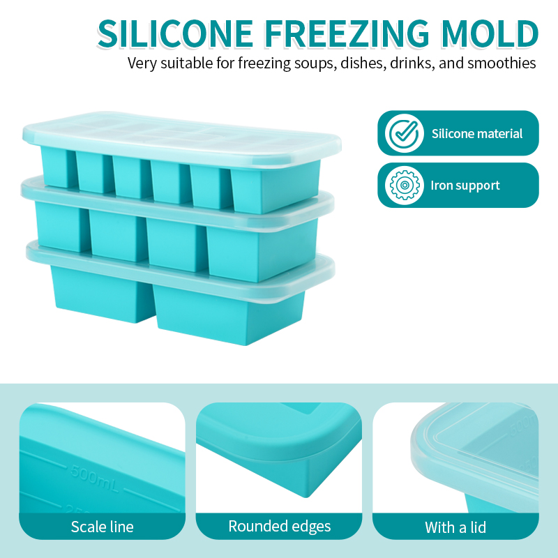 2 or 3-piece Silicone Freezer  - Serving Tray Mold review and price