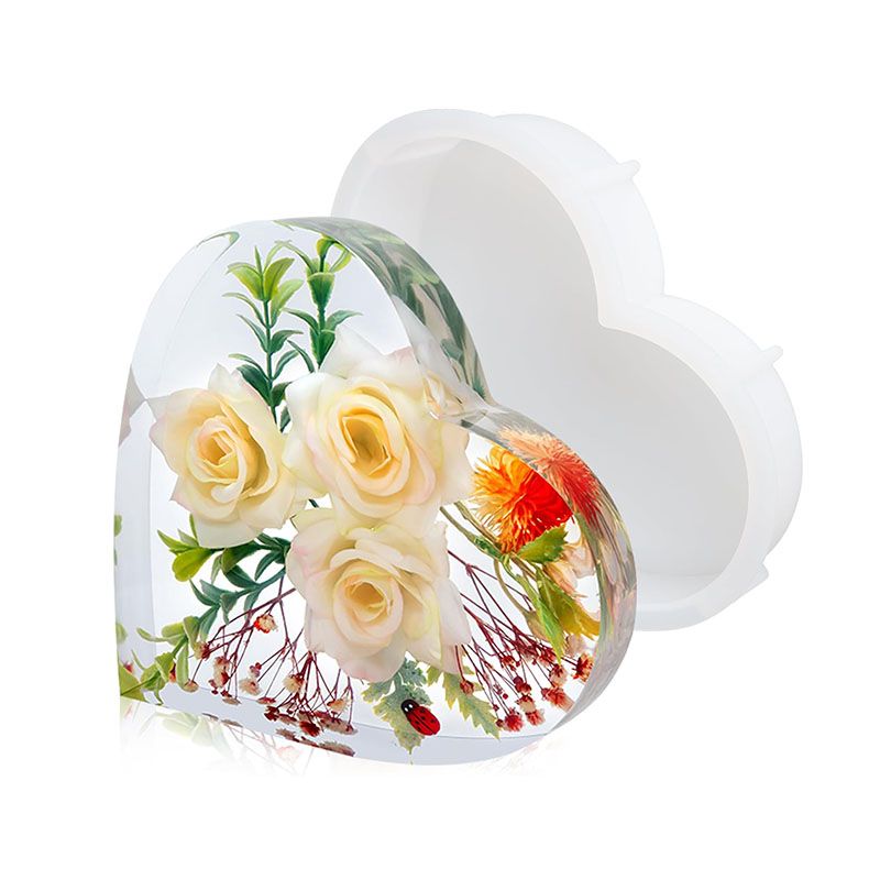 Large Heart Epoxy Resin Mold F - Flower Preservation Resin review and price