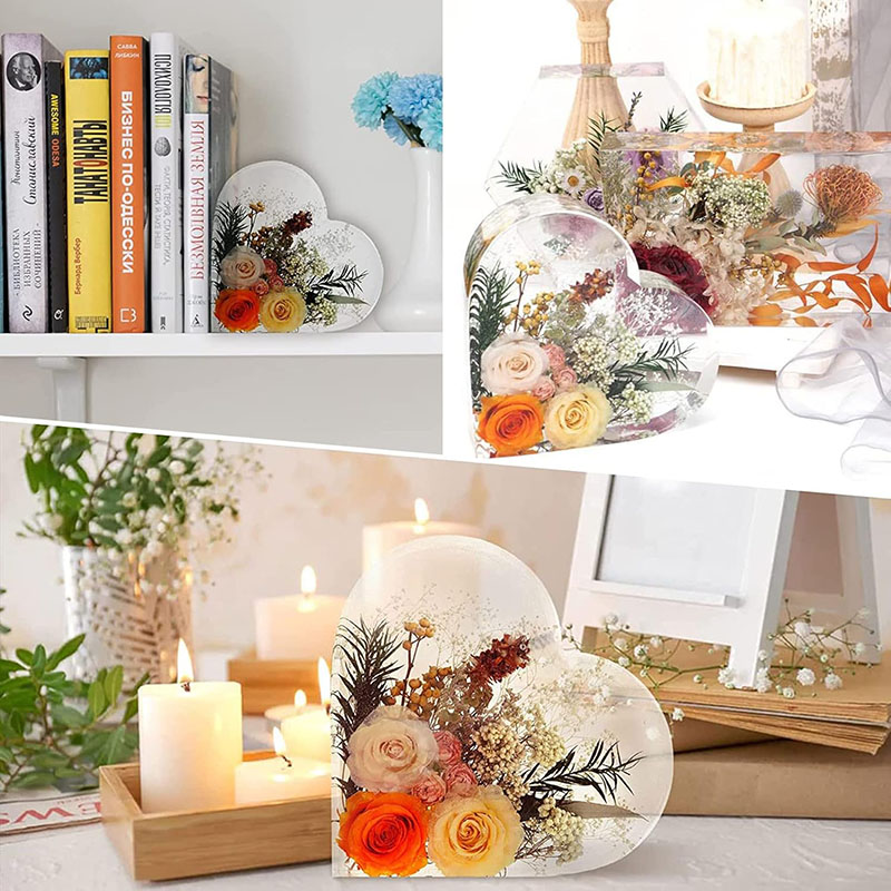 Large Heart Epoxy Resin Mold F - Flower Preservation Resin review and price