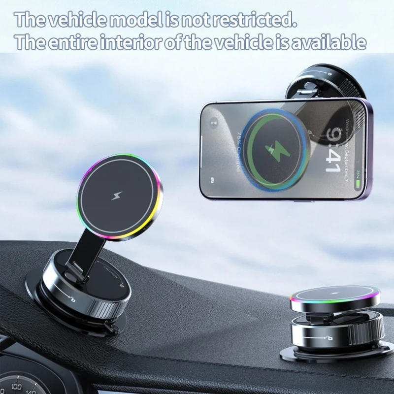15W Wireless Car Charger Phone - Vacuum Chamber Small review and price