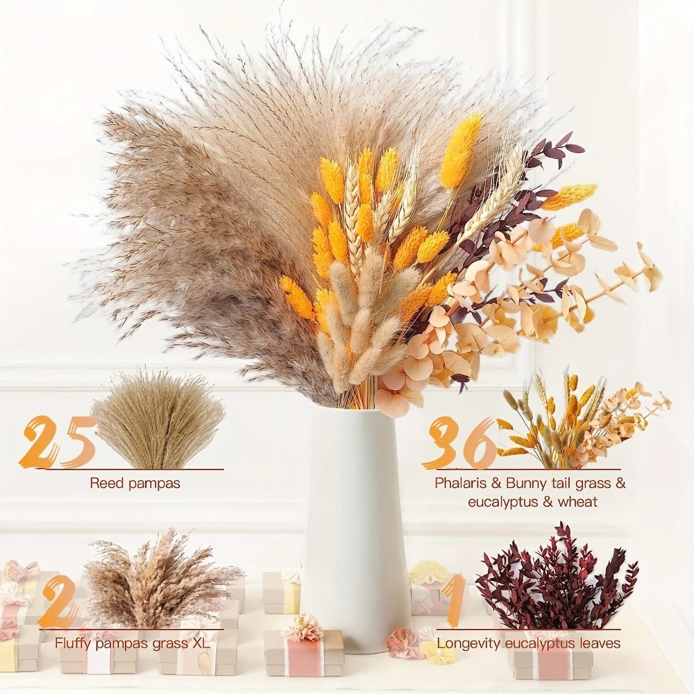 80Pieces Natural Dried Flowers - Dried Flower Bulk review and price