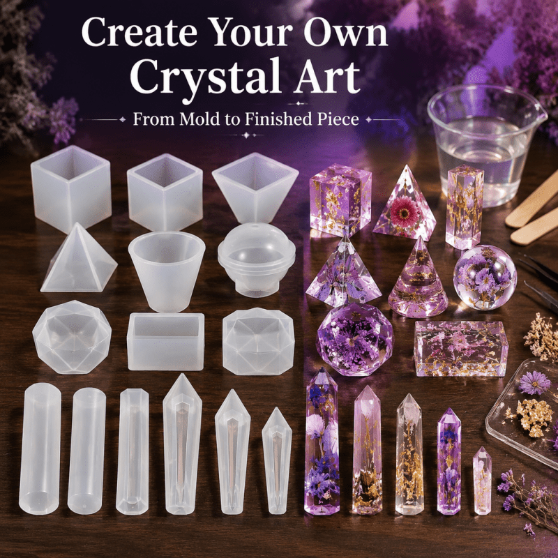 15pcs Crystal Resin Silicone M - Resin Jewelry Kit review and price
