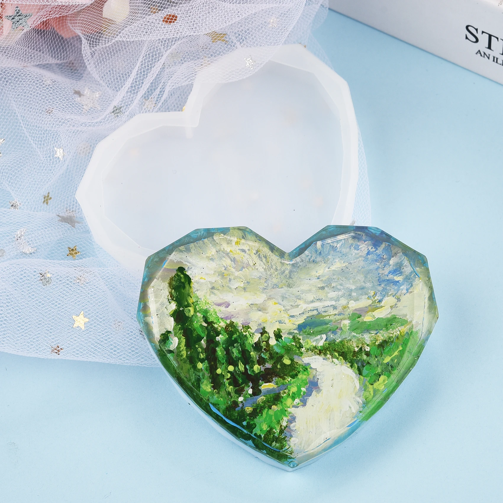 Resin Coaster Silicone Mold Ca - Coaster Mold Round review and price