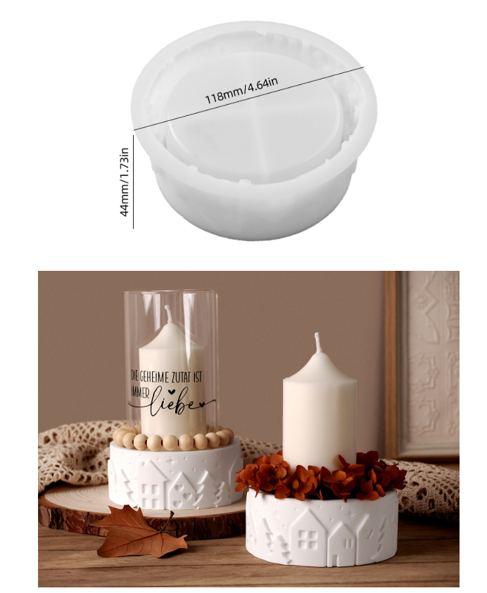 Relief House Bowl Silicone Mol - Coaster Mold Round review and price