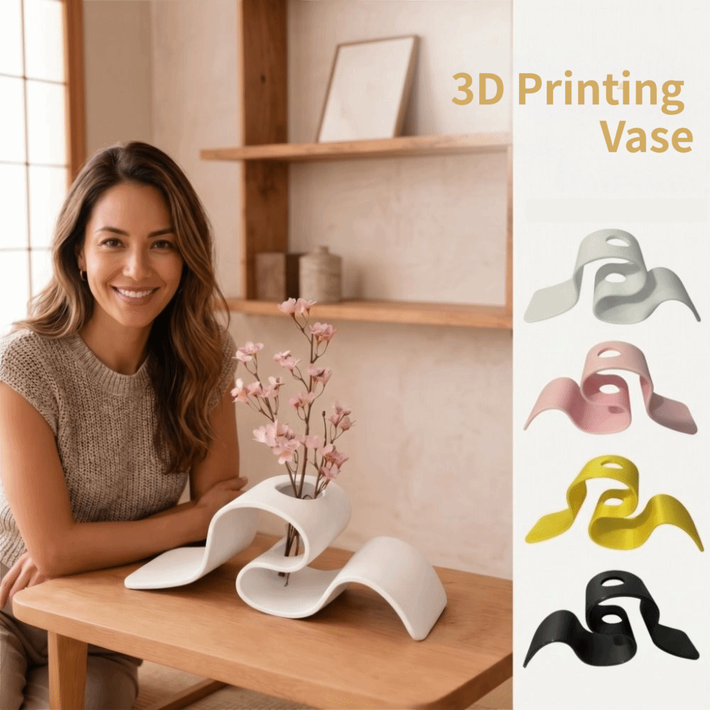 Gift Elegant 3D Printing Vase  - Dried Flower Bulk review and price