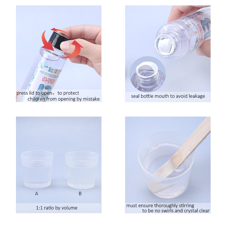 1:1 Clear Epoxy Resin Crystal  - Mixing Cup Silicone review and price