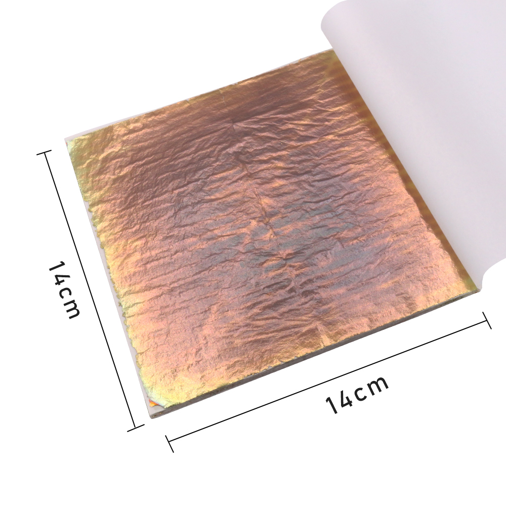 14x14cm Colorful Imitation Gol - Gold Foil Flakes review and price