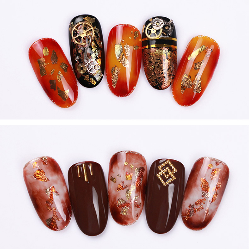 14x14cm Colorful Imitation Gol - Gold Foil Flakes review and price