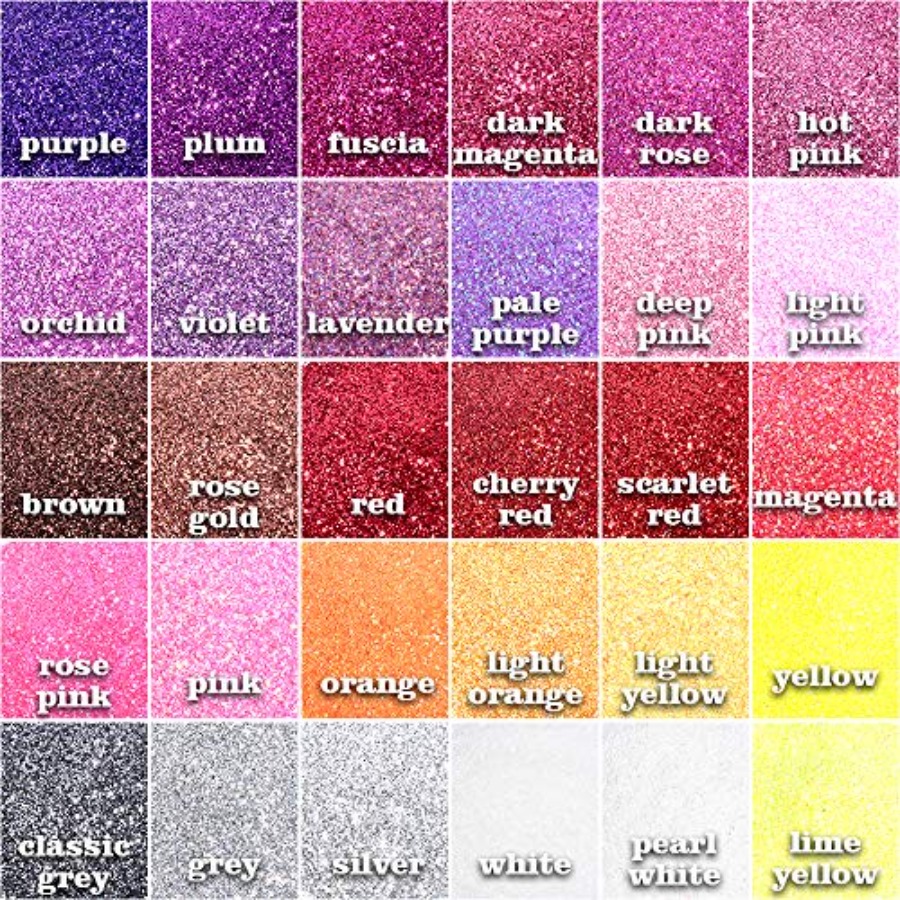 Fine Glitter, 300g 60 Colors E - Resin Glitter Pack review and price