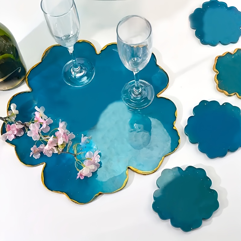 5pcs Mirror Large Flower Small - Flower Preservation Resin review and price