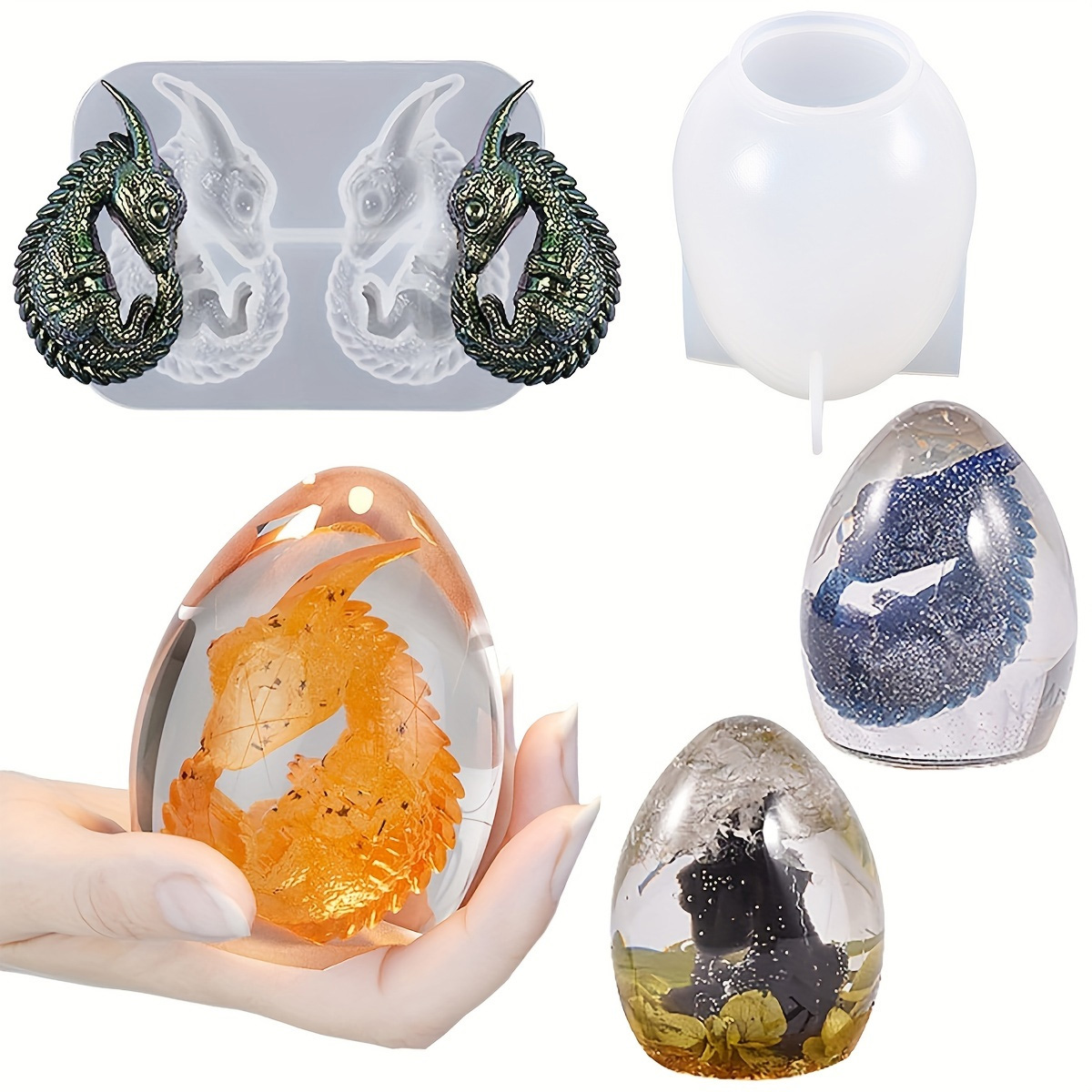 Silicone Dragon Egg Molds, 2-P - Resin Craft Ideas review and price
