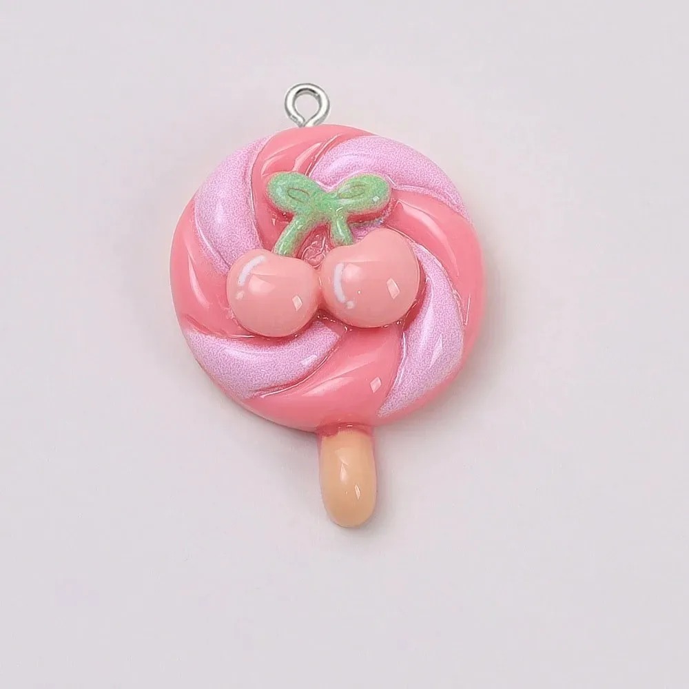 10Pcs Kawaii Cartoon Cherry Lo - Resin Craft Supplies review and price