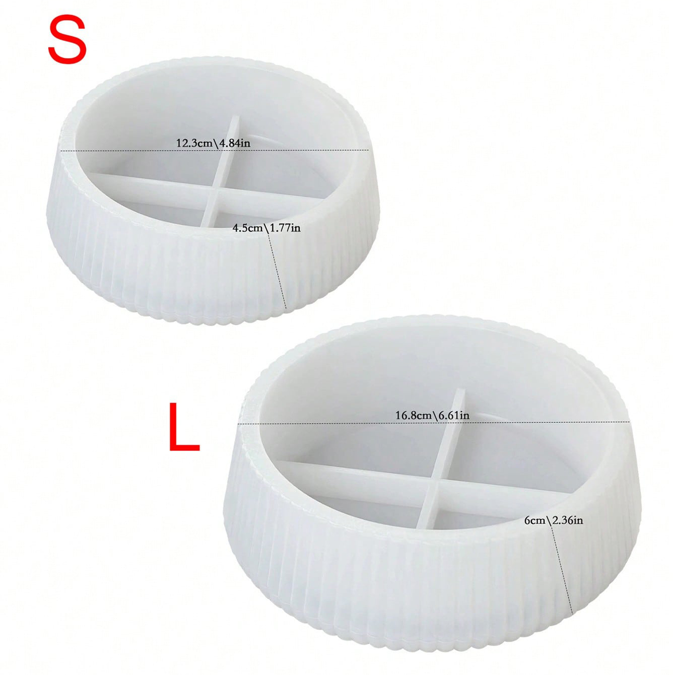 1pc Oversized Round Striped St - Serving Tray Mold review and price