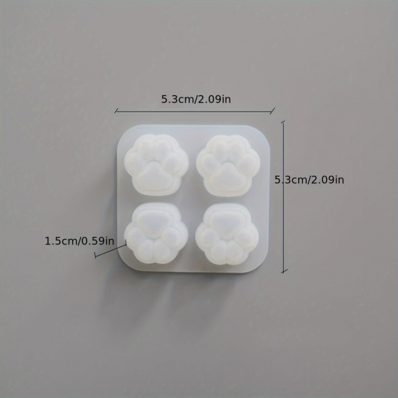 1Cat Paw Pattern Silicone Mold - Resin Craft Ideas review and price