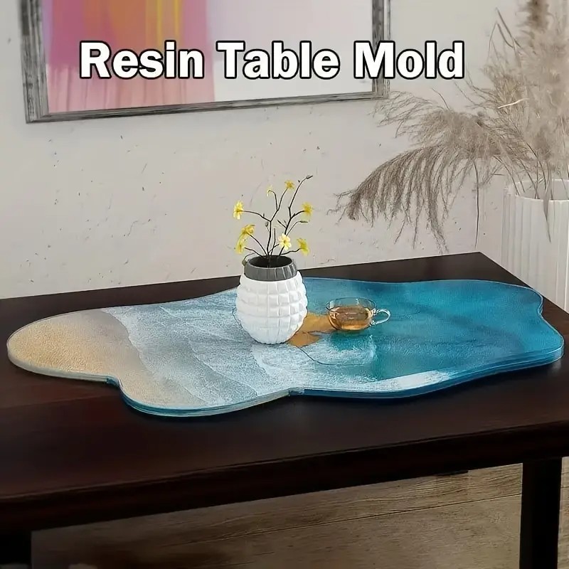 Large 61cm Irregular tray epox - Resin Ocean Wave Mold review and price
