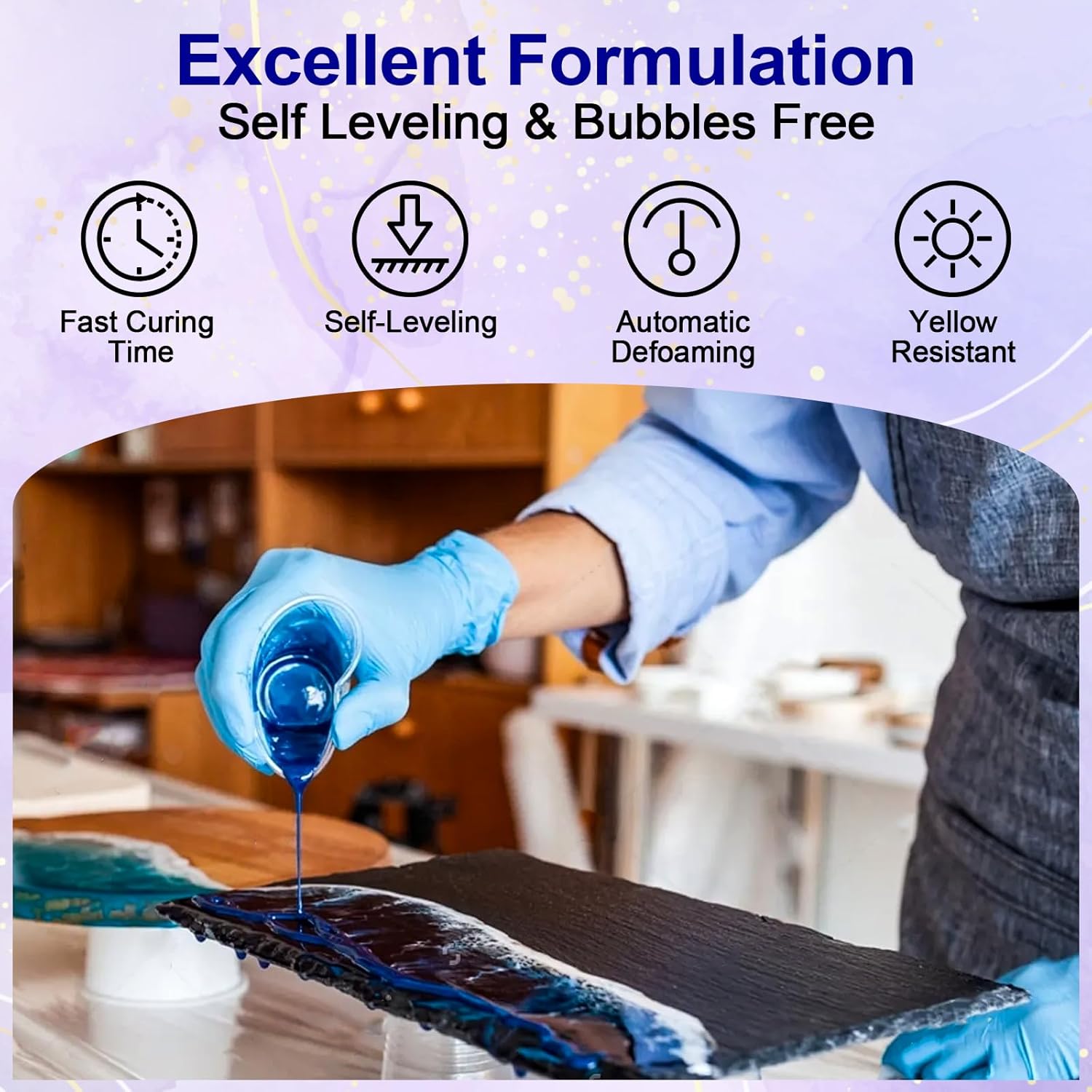 Clear Epoxy Resin AB Glue Hard - Resin Jewelry Kit review and price