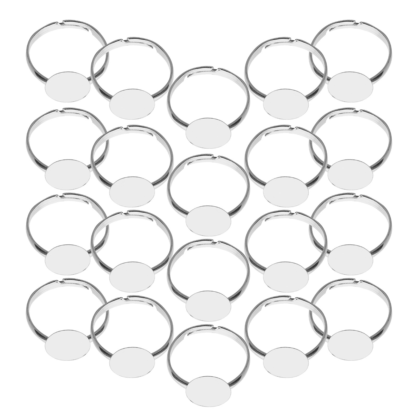 20Pcs Adjustable Blank Ring Fi - Resin Craft Supplies review and price