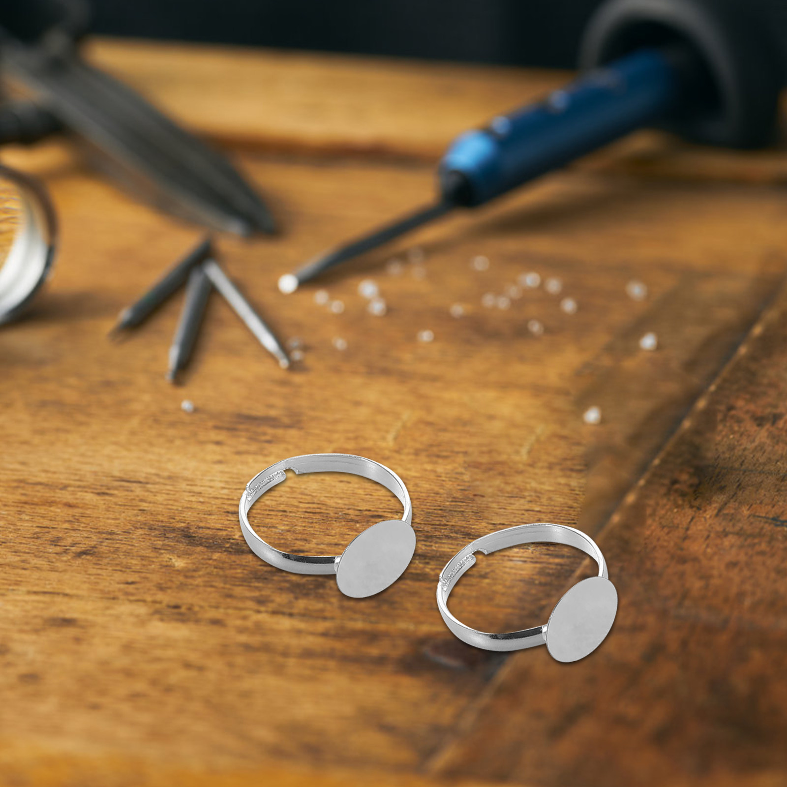 20Pcs Adjustable Blank Ring Fi - Resin Craft Supplies review and price