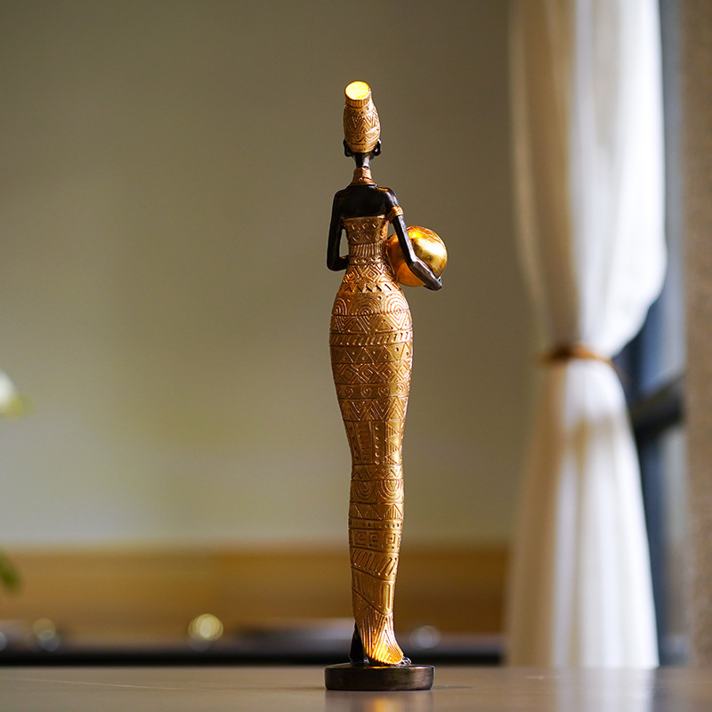 Retro African Crafts Black Wom - Resin Crafts review and price