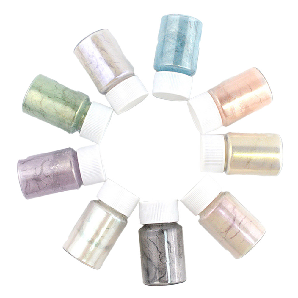 9Pcs Mica Pigment Powder Set G - Resin Pigment Set review and price