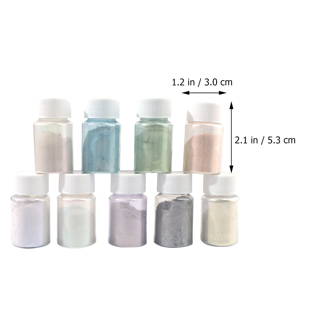 9Pcs Mica Pigment Powder Set G - Resin Pigment Set review and price