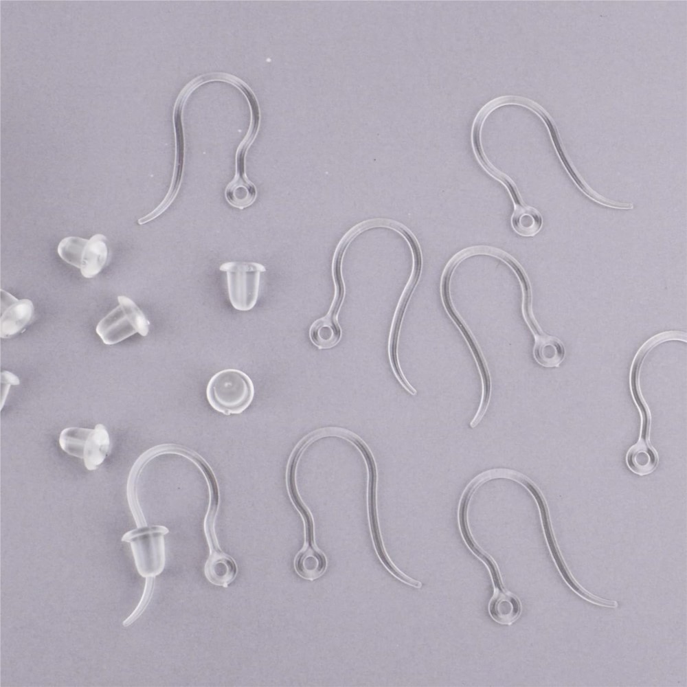 40pcs Clear Plastic Earring Ho - Resin Craft Projects review and price