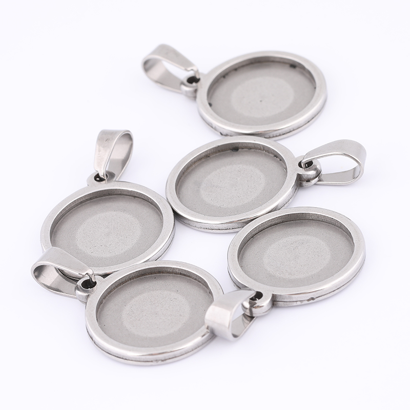 10pcs 15mm Round Cabochon Base - Bezels Set Pendant review and price