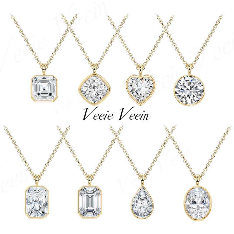 Veeie Veein Jewelry 3ct Irregu - Bezels Set Pendant review and price