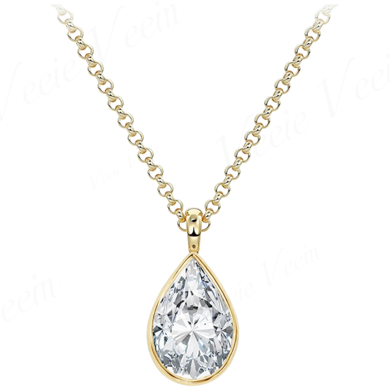 Veeie Veein Jewelry 3ct Irregu - Bezels Set Pendant review and price
