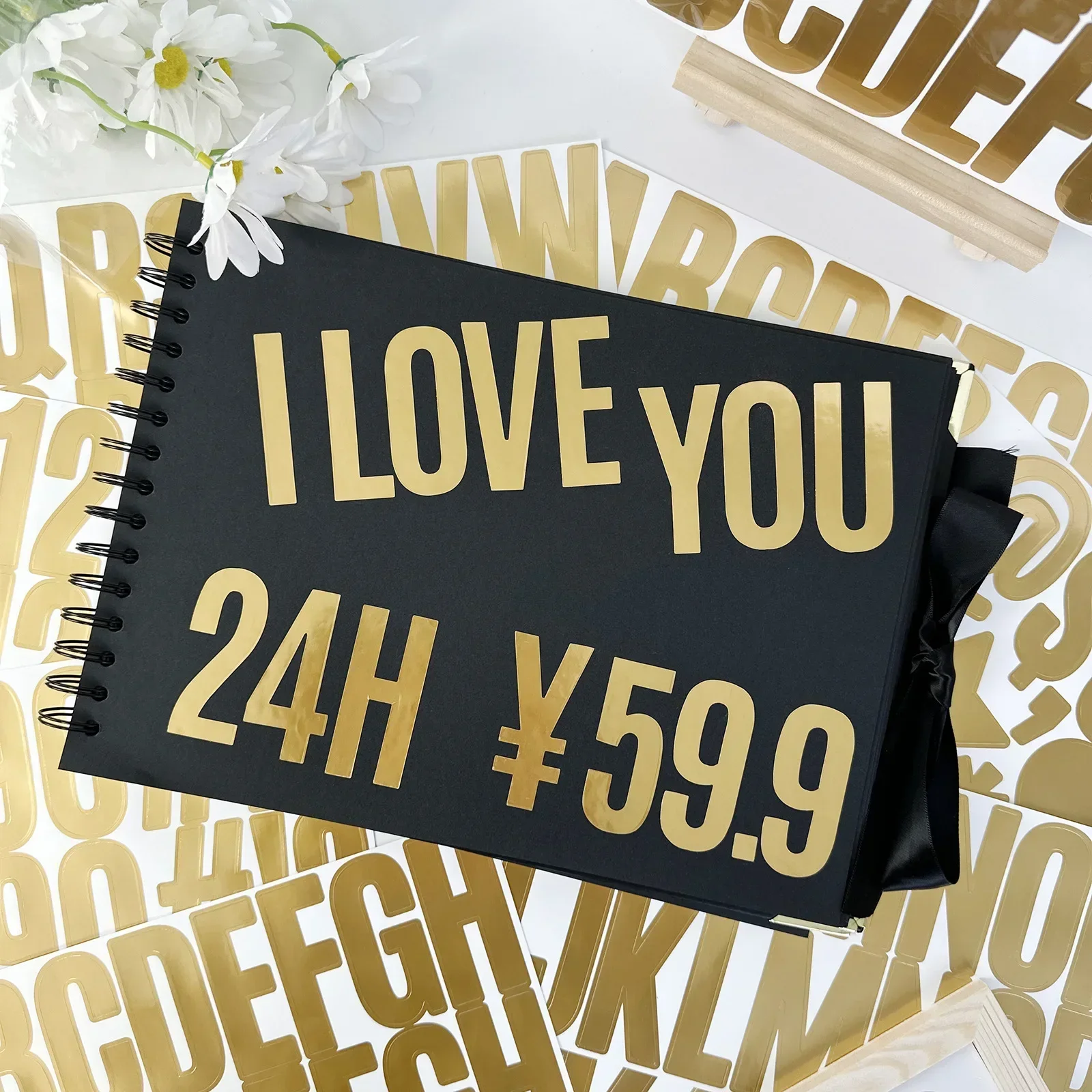 100 Pcs 6 Sheets Gold Letter S - Gold Foil Flakes review and price