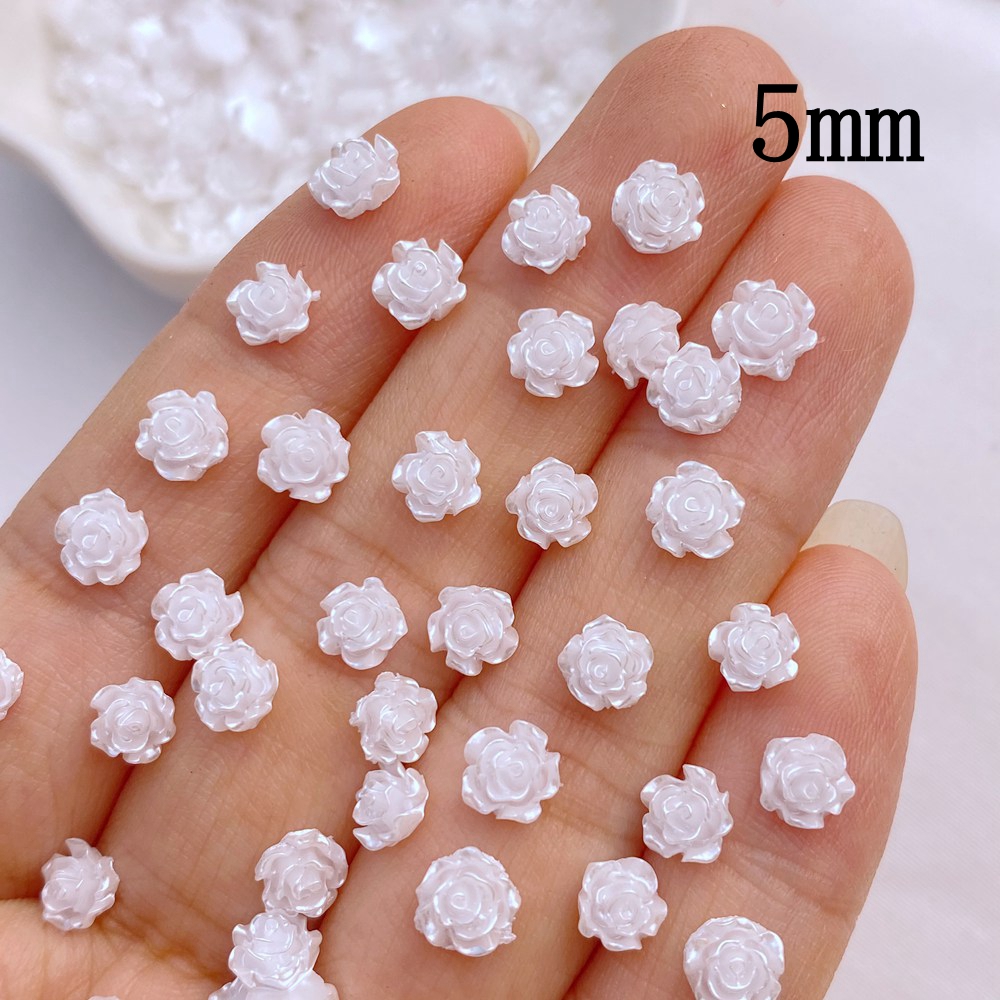 100Pcs New Cute Mini 5mm/7mm R - Flower Preservation Resin review and price