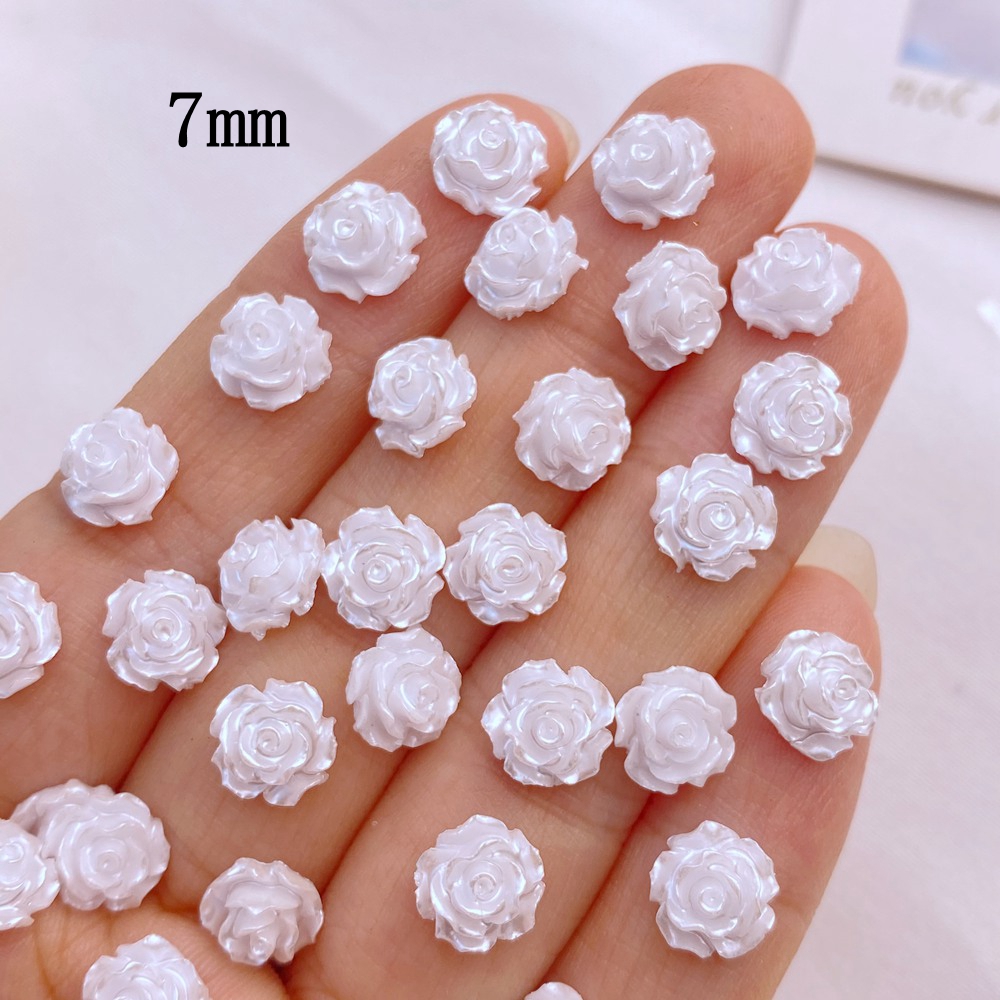 100Pcs New Cute Mini 5mm/7mm R - Flower Preservation Resin review and price