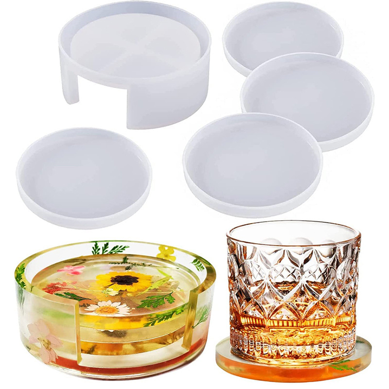 Round Square Coaster Silicone  - Resin Ocean Wave Mold review and price