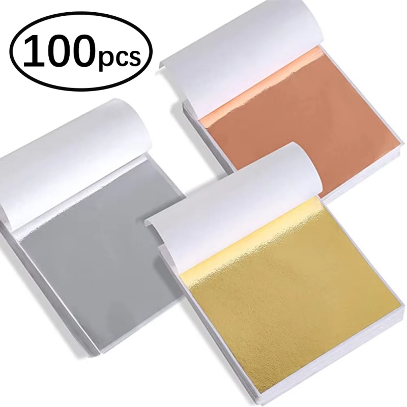 100pcs Imitation Gold Sliver C - Gold Foil Flakes review and price