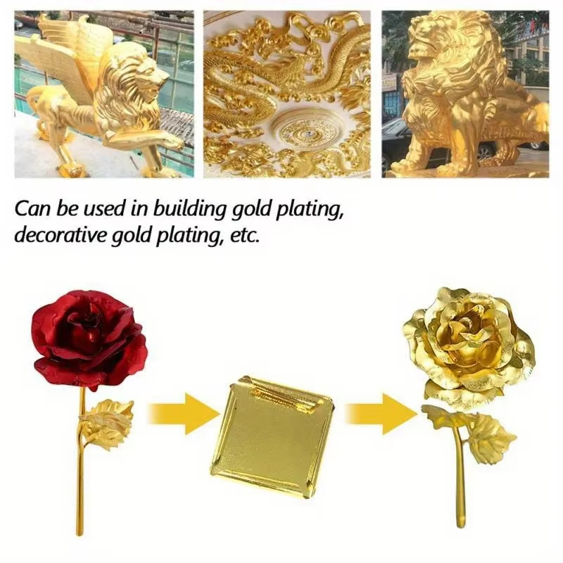 100pcs Imitation Gold Sliver C - Gold Foil Flakes review and price