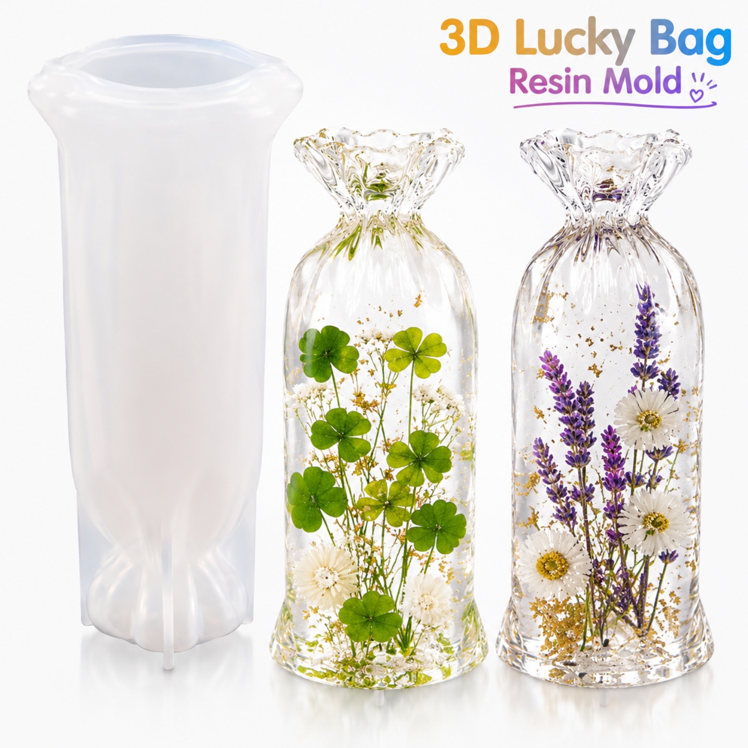 Lucky Bag Resin Silicone Mould - Flower Preservation Resin review and price