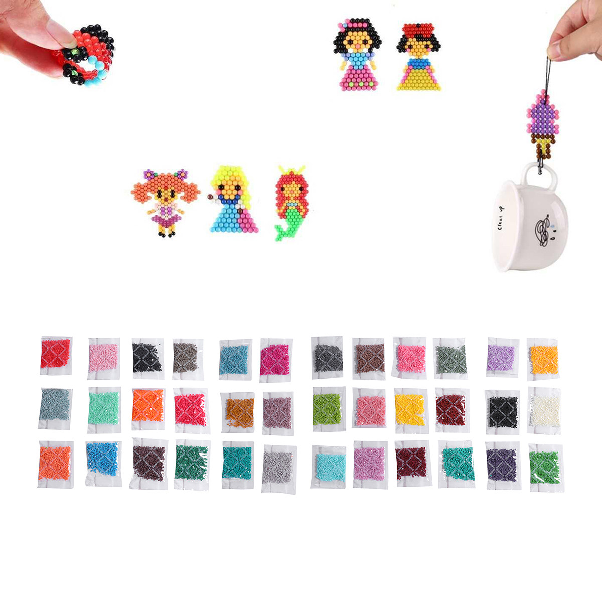 36pcs Round Diamond Set Resin  - Resin Craft Kit review and price