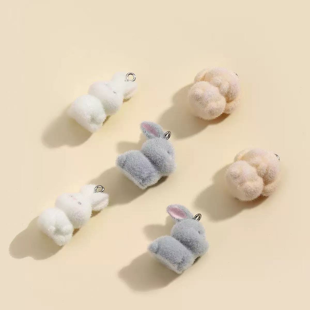 10pcs Flocking Little Rabbit R - Resin Craft Projects review and price