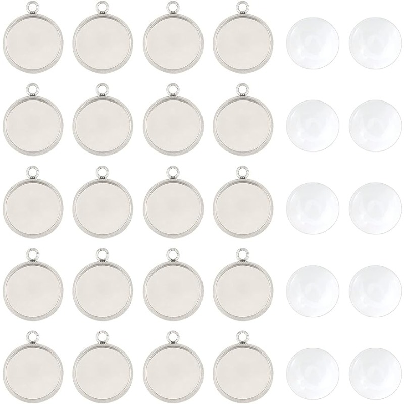 50 sets Pendant Cabochon Jewel - Bezels Set Pendant review and price