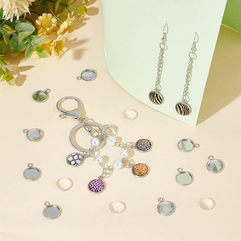 50 sets Pendant Cabochon Jewel - Bezels Set Pendant review and price