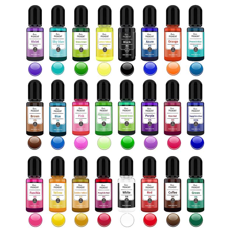 24 Color Art Ink Alcohol Resin - Resin Dye Alcohol review and price