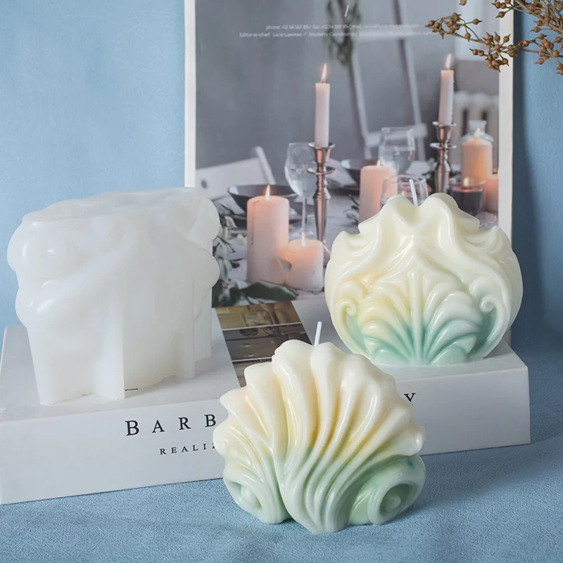 Ocean Shell Candle Silicone Mo - Resin Ocean Wave Mold review and price