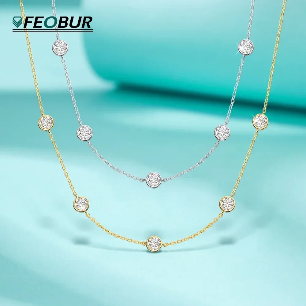 GRA Certified 5mm Moissanite N - Bezels Set Pendant review and price